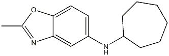 N-cycloheptyl-2-methyl-1,3-benzoxazol-5-amine Struktur