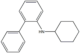 N-cyclohexyl-2-phenylaniline Struktur