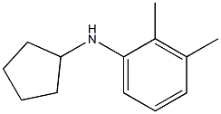 N-cyclopentyl-2,3-dimethylaniline Struktur