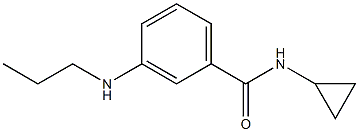 N-cyclopropyl-3-(propylamino)benzamide Struktur