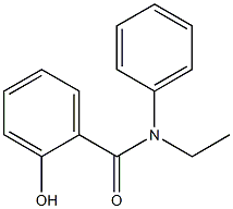 N-ethyl-2-hydroxy-N-phenylbenzamide Struktur