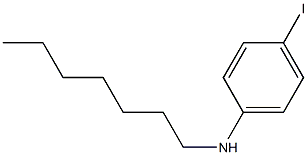 N-heptyl-4-iodoaniline Struktur