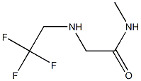 N-methyl-2-[(2,2,2-trifluoroethyl)amino]acetamide Struktur