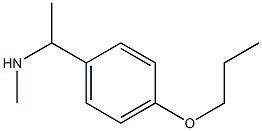 N-methyl-N-[1-(4-propoxyphenyl)ethyl]amine Struktur