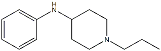 N-phenyl-1-propylpiperidin-4-amine Struktur