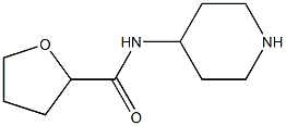 N-piperidin-4-yltetrahydrofuran-2-carboxamide Struktur