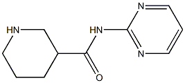 N-pyrimidin-2-ylpiperidine-3-carboxamide Struktur