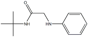 N-tert-butyl-2-(phenylamino)acetamide Struktur