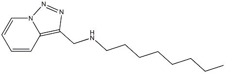 octyl({[1,2,4]triazolo[3,4-a]pyridin-3-ylmethyl})amine Struktur