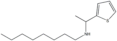 octyl[1-(thiophen-2-yl)ethyl]amine Struktur