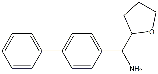 oxolan-2-yl(4-phenylphenyl)methanamine Struktur