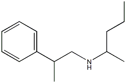 pentan-2-yl(2-phenylpropyl)amine Struktur