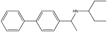 pentan-3-yl[1-(4-phenylphenyl)ethyl]amine Struktur