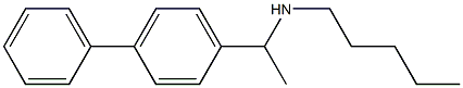 pentyl[1-(4-phenylphenyl)ethyl]amine Struktur