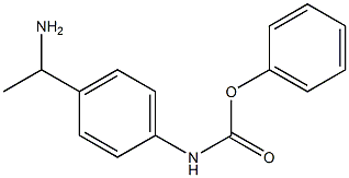 phenyl N-[4-(1-aminoethyl)phenyl]carbamate Struktur