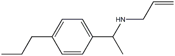 prop-2-en-1-yl[1-(4-propylphenyl)ethyl]amine Struktur