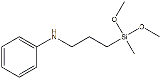 N-(3-Methyldimethoxysilylpropyl)aniline Struktur