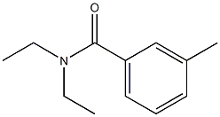 N,N-Diethyl-3-tolyamide Struktur