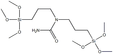 BIS(TRIMETHOXYSILYLPROPYL)UREA 95% Struktur