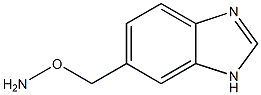 Hydroxylamine,  O-(1H-benzimidazol-6-ylmethyl)- Struktur