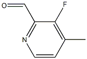 3-Fluoro-2-formyl-4-methylpyridine Struktur