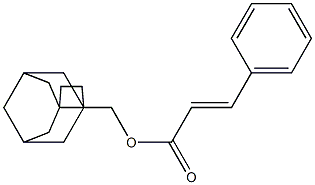 tricyclo[4.3.1.1~3,8~]undec-3-ylmethyl 3-phenylacrylate Struktur