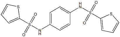 N-{4-[(2-thienylsulfonyl)amino]phenyl}-2-thiophenesulfonamide Struktur