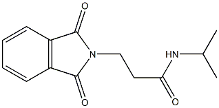 3-(1,3-dioxo-1,3-dihydro-2H-isoindol-2-yl)-N-isopropylpropanamide Struktur