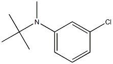 N-(tert-butyl)-N-(3-chlorophenyl)-N-methylamine Struktur