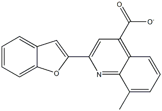 2-(1-benzofuran-2-yl)-8-methyl-4-quinolinecarboxylate Struktur