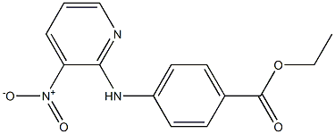 ethyl 4-({3-nitropyridin-2-yl}amino)benzoate Struktur