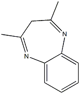 2,4-dimethyl-3H-1,5-benzodiazepine Struktur