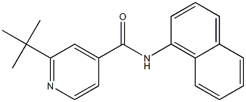 2-tert-butyl-N-(1-naphthyl)isonicotinamide Struktur