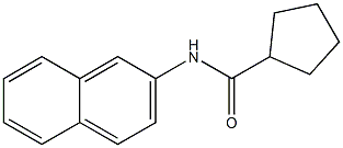 N-(2-naphthyl)cyclopentanecarboxamide Struktur