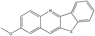 [1]benzothieno[3,2-b]quinolin-2-yl methyl ether Struktur