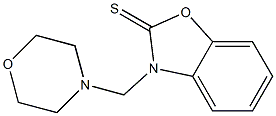 3-(4-morpholinylmethyl)-1,3-benzoxazole-2(3H)-thione Struktur