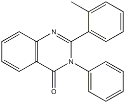 2-(2-methylphenyl)-3-phenyl-4(3H)-quinazolinone Struktur