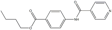 butyl 4-(isonicotinoylamino)benzoate Struktur