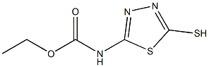 ethyl 5-sulfanyl-1,3,4-thiadiazol-2-ylcarbamate Struktur