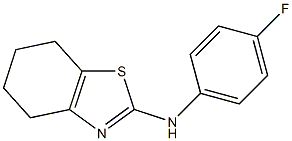 N-(4-fluorophenyl)-4,5,6,7-tetrahydro-1,3-benzothiazol-2-amine Struktur