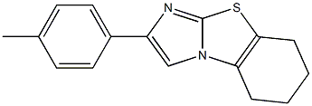 2-(4-methylphenyl)-5,6,7,8-tetrahydroimidazo[2,1-b][1,3]benzothiazole Struktur