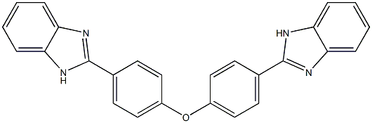 2-{4-[4-(1H-benzimidazol-2-yl)phenoxy]phenyl}-1H-benzimidazole Struktur