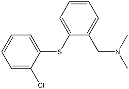 N-{2-[(2-chlorophenyl)sulfanyl]benzyl}-N,N-dimethylamine Struktur