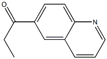 1-(6-quinolinyl)-1-propanone Struktur