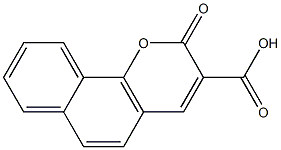 2-oxo-2H-benzo[h]chromene-3-carboxylic acid Struktur