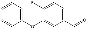 p-Fluoro-m-phenoxybenzaladehyde Struktur