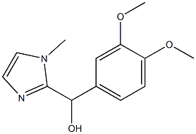 (3,4-dimethoxyphenyl)(1-methyl-1H-imidazol-2-yl)methanol Struktur