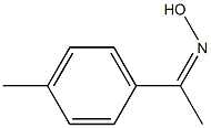 1-(4-methylphenyl)-1-ethanone oxime Struktur