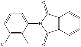 2-(3-chloro-2-methylphenyl)-1H-isoindole-1,3(2H)-dione Struktur