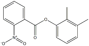 2,3-dimethylphenyl 2-nitrobenzoate Struktur